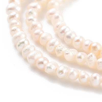 Natural Cultured Freshwater Pearl Beads Strands PEAR-C003-02B-1