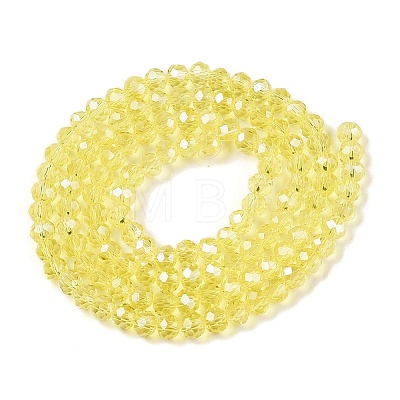 Electroplate Glass Beads Strands EGLA-A044-T4mm-A29-1