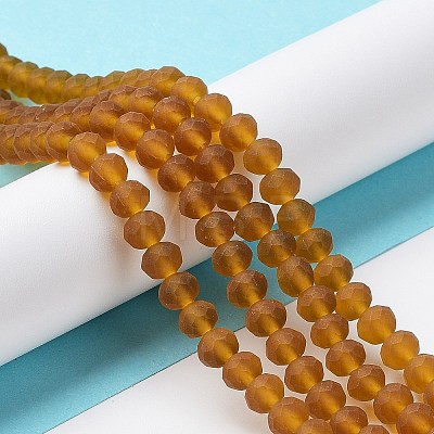 Transparent Glass Beads Strands EGLA-A044-T8mm-MD02-1