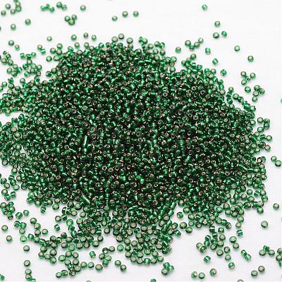 8/0 Transparent Glass Round Seed Beads SEED-J010-F8-37-1