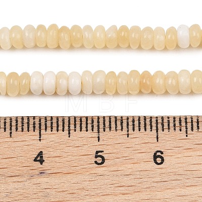 Natural Yellow Jade Beads Strands GG-NH0014-B02-1