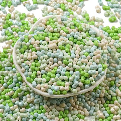 Opaque Baking Paint Glass Seed Beads SEED-K009-01A-31-1