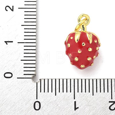 Brass Enamel Pendants LS-KK-S511-01B-G-1