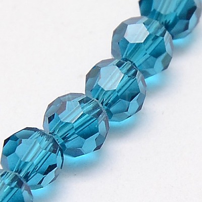 Glass Beads Strands EGLA-J042-6mm-14-1