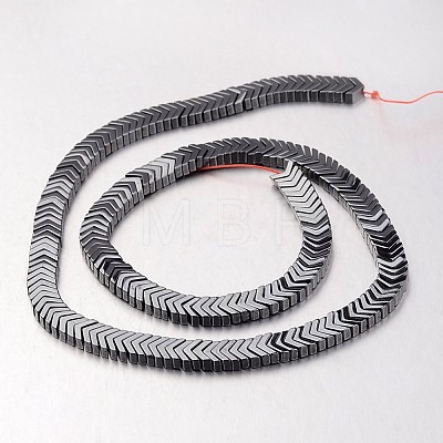 Non-magnetic Synthetic Hematite Bead Strands G-F300-19-09-1