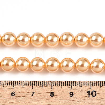 Glass Pearl Beads Strands HY-G002-01D-10-1