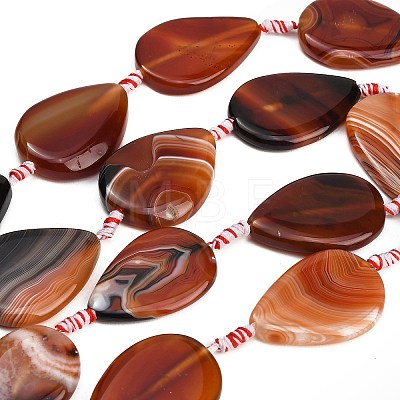 Natural Banded Agate/Striped Agate Beads Strands GG-CBAE0EB-01A-05-1