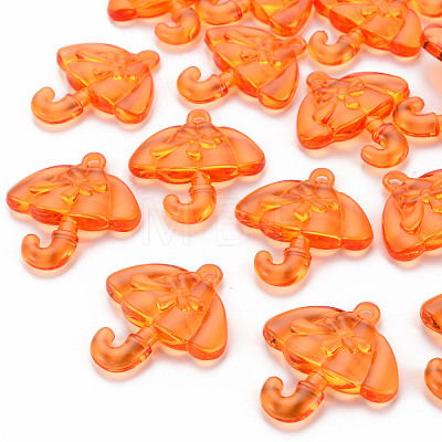 Transparent Acrylic Pendants TACR-T024-01B-921-1