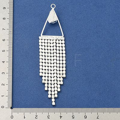 Brass Rhinestone Pendants KK-I715-08S-03-1