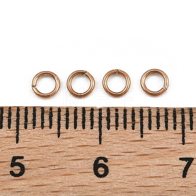304 Stainless Steel Open Jump Rings SA-CBAF81C-01A-RG-1