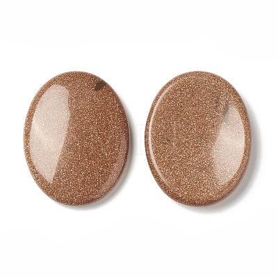 Synthetic Goldstone Worry Stone for Anxiety Therapy G-B036-01H-1