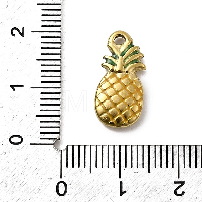 304 Stainless Steel Enamel Pendants STAS-I355-13G-05-1