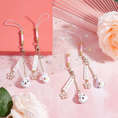 Olycraft 4Pcs 2 Style Alloy Mobile Accessories Decoration MOBA-OC0001-01-1