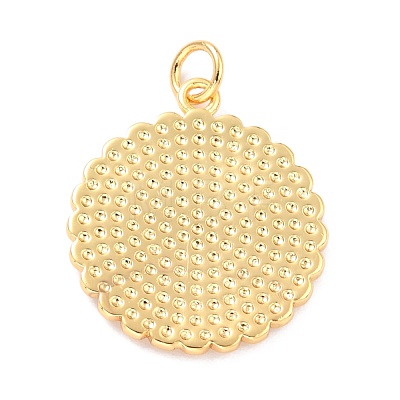 Real 18K Gold Plated Brass Pendants KK-L206-013G-07-1