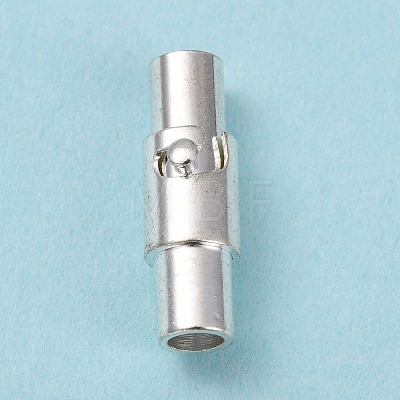 Brass Locking Tube Magnetic Clasps X-MC079-S-1