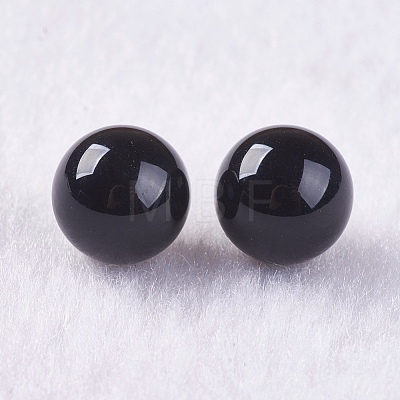 Natural Black Onyx Beads G-K275-32-8mm-1