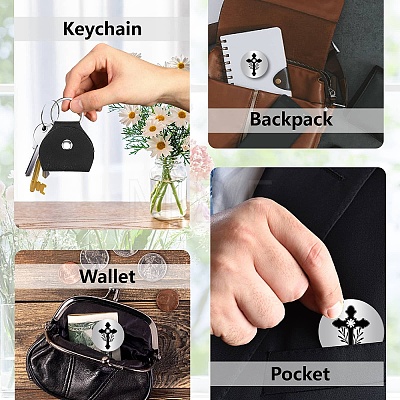 Pocket Hug Token Long Distance Relationship Keepsake Keychain Making Kit DIY-CN0002-67D-1