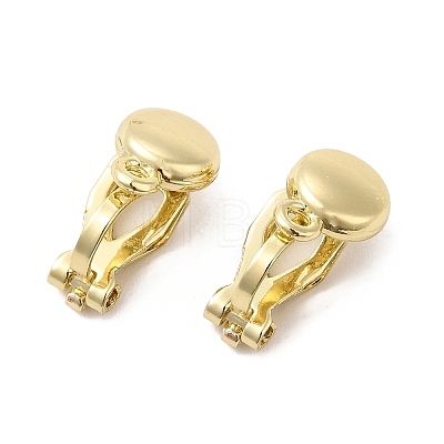 Alloy Clip-on Earring Findings PALLOY-M208-02G-1