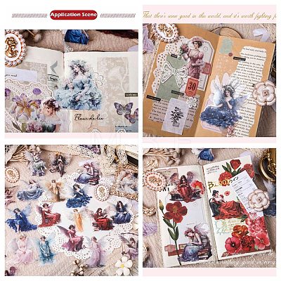 Princess Waterproof PET Stickers Set DIY-G117-05D-1