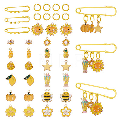 DIY Brooch Making Kits DIY-TA0014-87-1