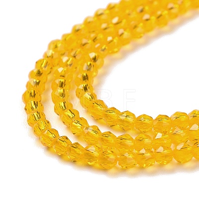 Transparent Glass Beads Strands GLAA-H021-03-06-1