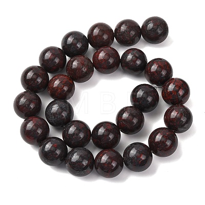 Natural Brecciated Jasper Beads Strands G-A310-A04-16mm-1