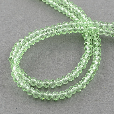 Transparent Glass Beads Strands GLAA-R135-2mm-09-1