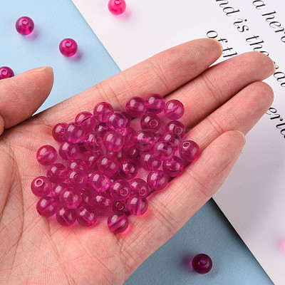 Transparent Acrylic Beads MACR-S370-A8mm-706-1