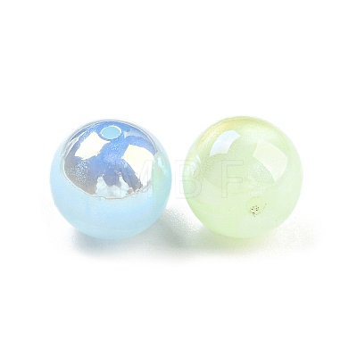 Opaque Acrylic Beads MACR-F078-01B-1