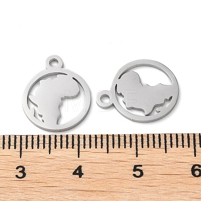 304 Stainless Steel Charms STAS-Q303-05P-1