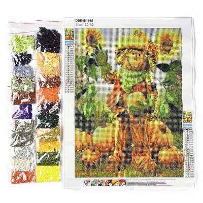 Halloween DIY Diamond Painting Kit AJEW-C037-02J-1