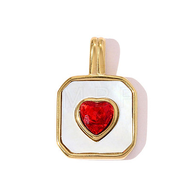 304 Stainless Steel Shell Pendants STAS-OY008-23G-1
