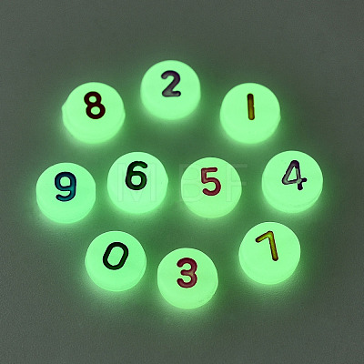 Luminous Acrylic Beads LACR-N001-001-1