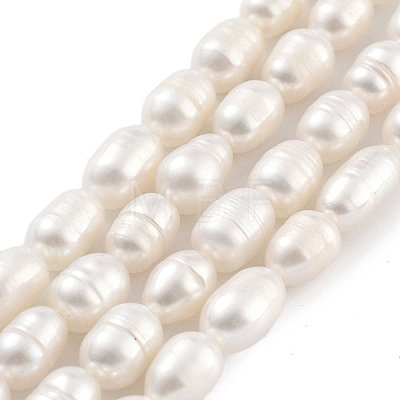 Natural Cultured Freshwater Pearl Beads Strands PEAR-P062-08D-1