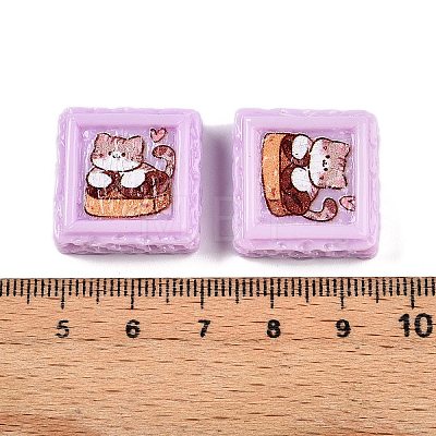 Opaque Resin Decoden Cabochons RESI-N039-130D-1