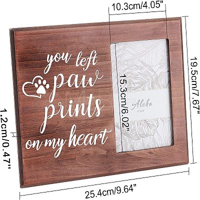 MDF Photo Frames DIY-WH0231-008-1