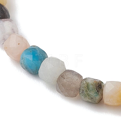 Natural Mixed Gemstone Beaded Stretch Bracelets for Women BJEW-JB13335-01-1