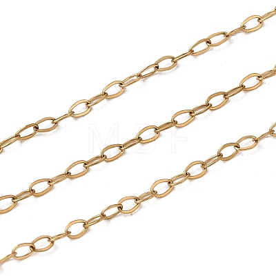PVD Vacuum Plating 304 Stainless Steel Cable Chains CHS-C002-03G-1