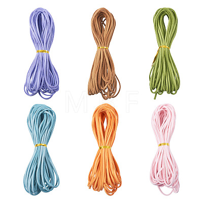  60 Yards 6 Colors Flat Faux Suede Cord LW-TA0001-02-1