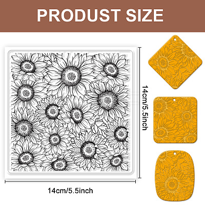 Silicone Clay Texture Mat AJEW-WH0447-015-1