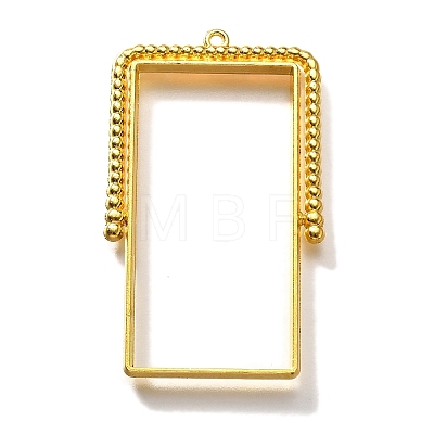 Alloy Open Back Bezel Pendants PALLOY-I223-07G-1