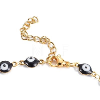 304 Stainless Steel Anklets AJEW-G024-02G-A-1
