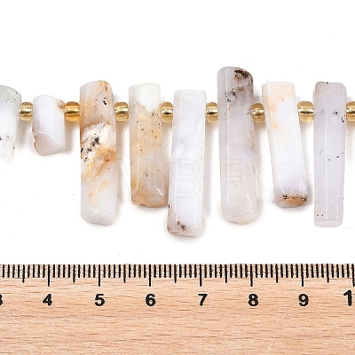 Natural White African Opal Beads Strands G-F829-A02-01-1