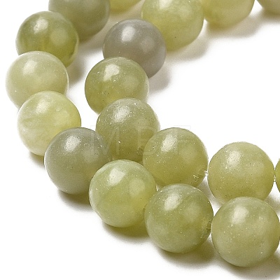 Natural Green Jade Beads Strands G-K340-A02-01-1