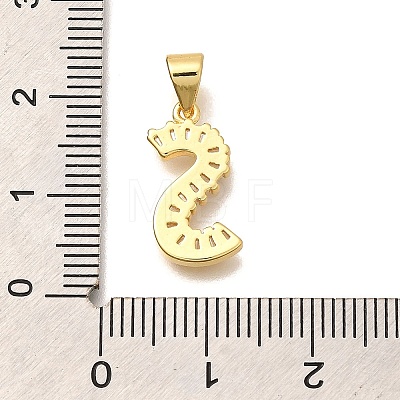 Rack Plating Brass Micro Pave Cubic Zirconia Pendants KK-L226-100G-S-1