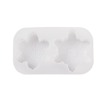 Christmas Theme DIY Snowflake Shape Silicone Candle Molds SIMO-P010-B01-1