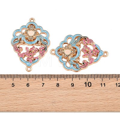 Alloy Enamel Cabochon Connector Settings LS-AL-CBA8479-04KCG-1
