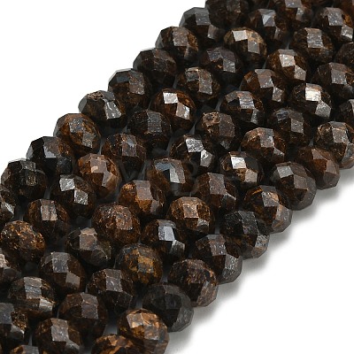 Natural Bronzite Beads Strands G-Z111-A25-1