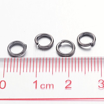 Open Jump Rings Brass Jump Rings JRC6MM-B-1