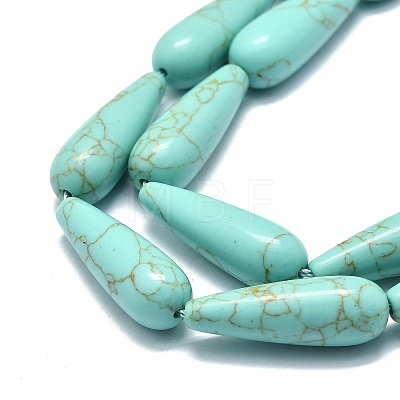 Synthetic Turquoise Beads Strands G-E576-38-1